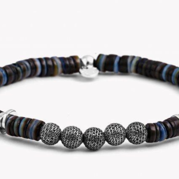 Tateossian Other - Tateossian Seychelles mesh silver bracelet NEW!